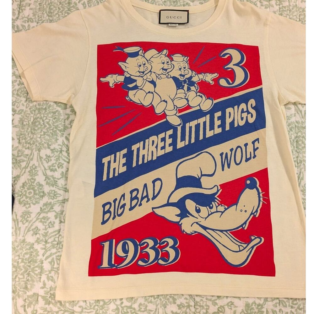 Gucci x Disney "Three Little Pigs" T-shirt